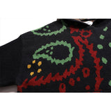 Black Christmas Sweater Vintage Paisley Sweaters Hooded Sweater