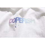 Men's T-shirt Short-Sleeved T-shirt Men's Summer Hip Hop Cool Graffiti Printing Loose Trendy Half-Length Sleeves T