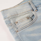 Amiri Jeans Casual Hip Hop Wash Splash-Ink Painted Slim Jeans Casual Fashionable 6589