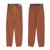 Rhude Pant Autumn Street Drawstring Letter Embroidered Casual Trousers